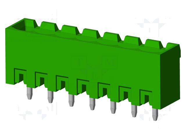 Connector: ontkoppelbare terminal strip; contact; mannelijk Connector: ontkoppelbare terminal strip; contact; mannelijk